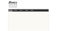 Desktop Screenshot of musica-sacra.org